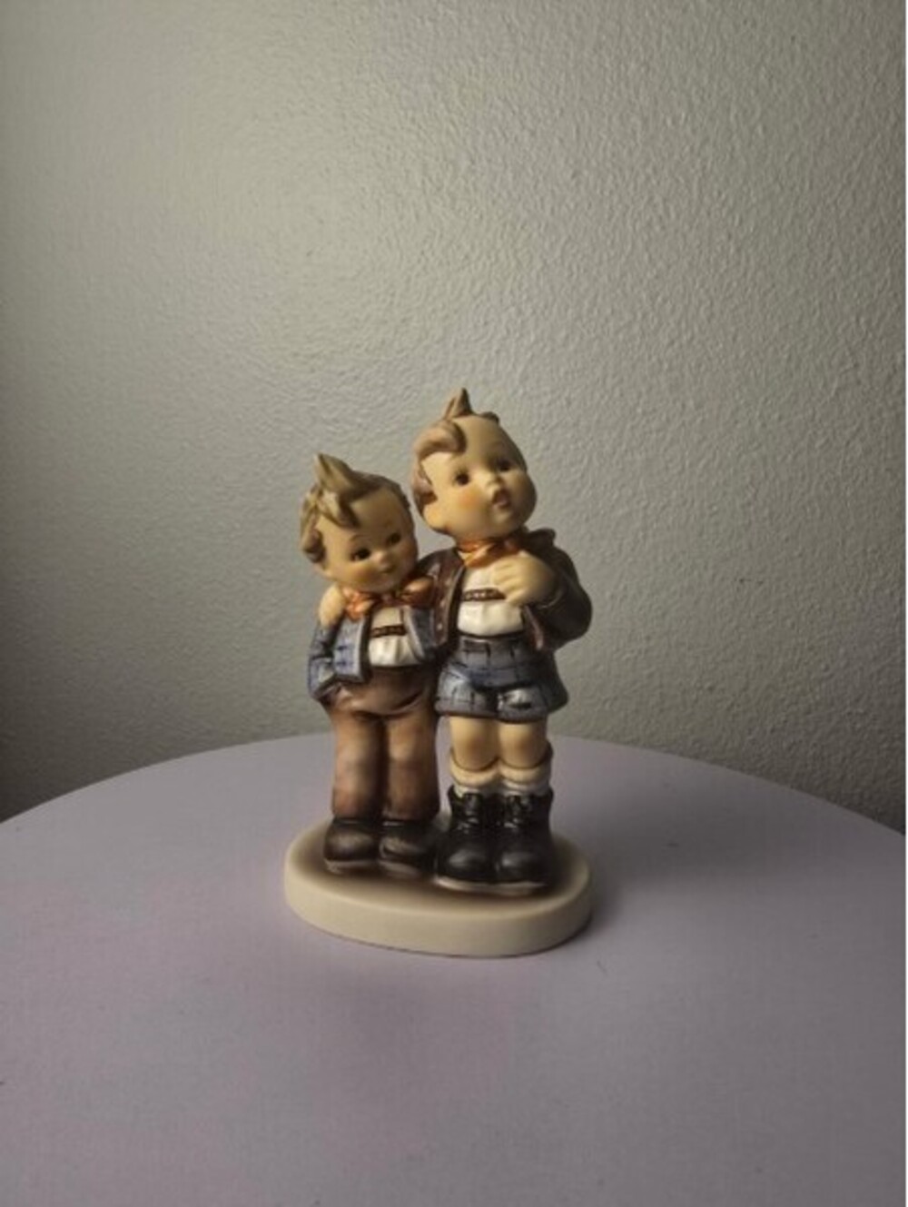 Vintage Max and Moritz Porcelain Figurine of Two Boys